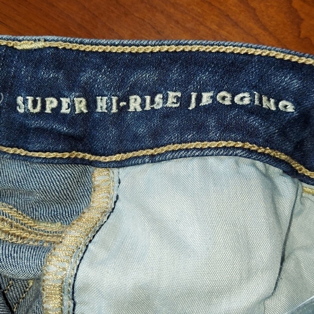 American Eagle Super High Rise Stretch Jegging 0 - Picture 6 of 8